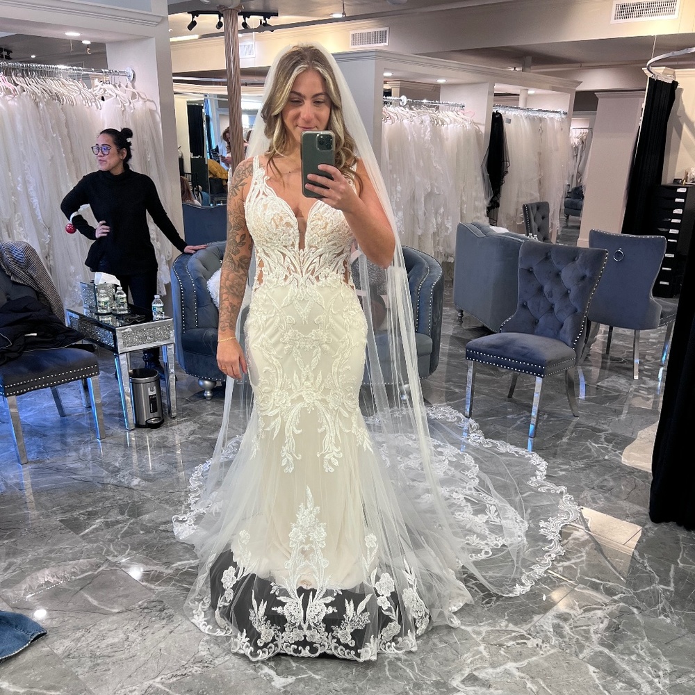 Wedding dress WITH veil